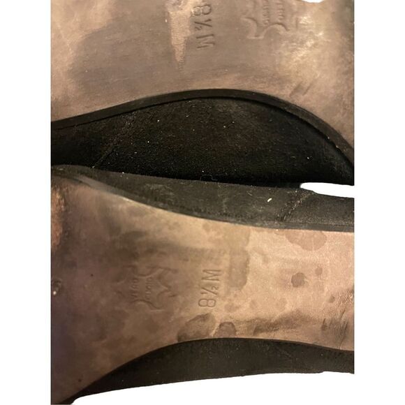 Donald J Pilner - Suede heeled Calf Boots - 8.5 - Picture 6 of 6